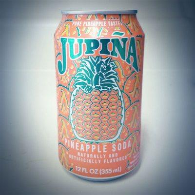 Cuba's Jupina soda. 50 gram of sugar per serving is considered the sweetest soda on the market.