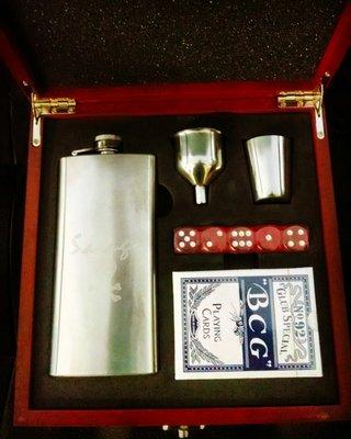 Engraved gift box