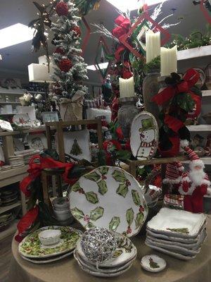 Lots of Christmas and home decor.