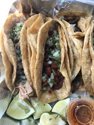 Carnitas Taco, Al Pastor Taco, Carne Asada