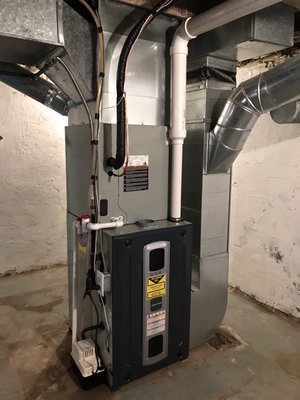 A new 2-stage American Standard furnace installed.  Contact today for a free estimate 585-657-7309