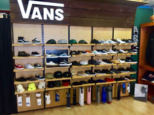 Great selection of Vans, Adidas, Nike SB, Converse, Etnies and Lakai.