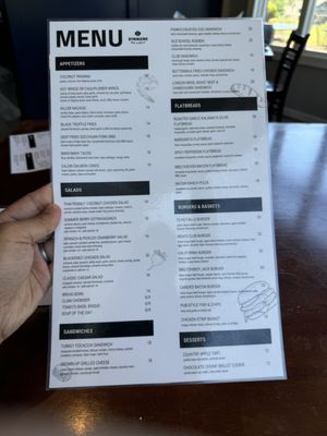 Food menu