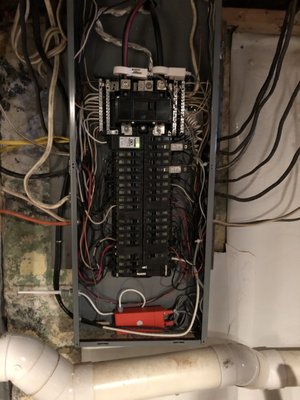 Whole home surge protector and Sense home energy monitor installation