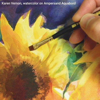 Watercolor painting on Ampersand Aquabord watercolor panel by Karen Vernon