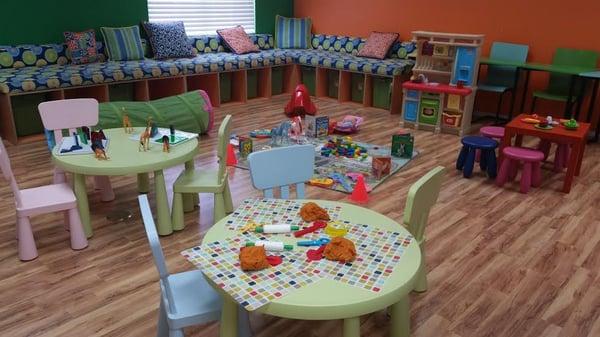 A room filled with fun activities for Mommy & Moi.