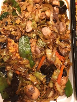 Moo shu vegetable (comes with 4 wraps)