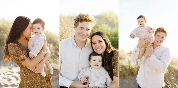 Family photography session at Ocean beach San Francisco California