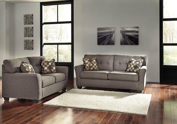 Sofa and loveseat contemporary style.