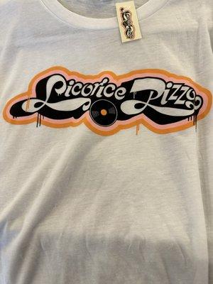 Logo T Shirts. The Interior of Licorice Pizza Records. This was an LA Record Store from the 70's & 80's & is Back again in Studio City CA