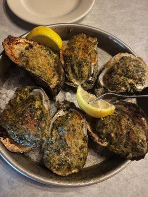 Oysters Rockefeller