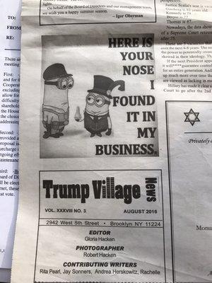 Trump Village "Humor"