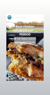 Hot Chicken sandwich