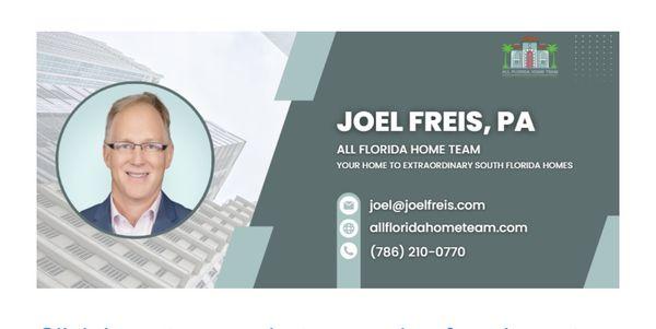 Joel Freis - All Florida Home Team