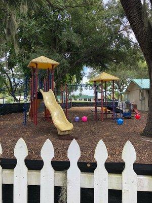 Outside play area