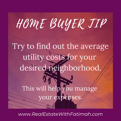 Home Buyer Tip: Utilities