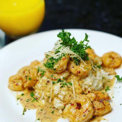 Tastefully tempting Cajun Shrimp and grits