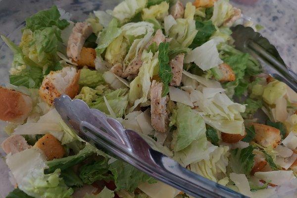 Chicken Caesar Salad.