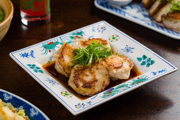 White Broiler Chicken Dumplings, cinnamon red oil