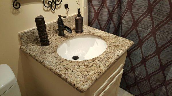 Master suite vanity