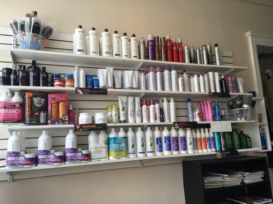 Lots of hair products