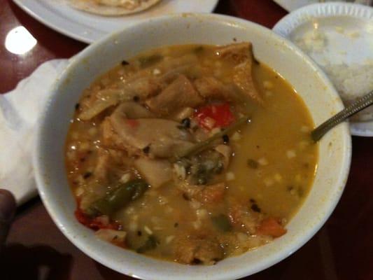 Mondongo (tripe) soup !