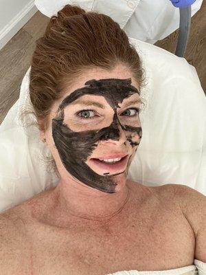 Charcoal mask