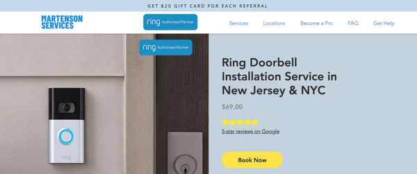 Ring Doorbell Installation Service in Staten Island