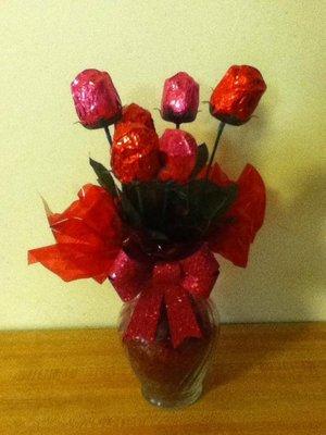 Valentine's Day  Roses Chocolate roses arrangements