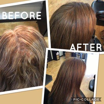 Color correction. Stylist Mackenzie