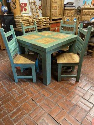 Green southwestern small table