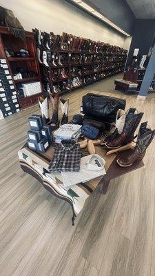 Yes Lucchese sell many other products including a boot maintenance kit