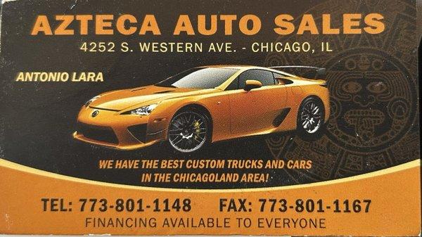 Azteca Auto Sales