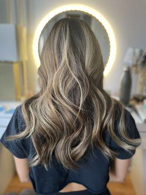 balayage + trim by Charles