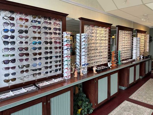 Over 1500 Glasses and Eyewear on Display