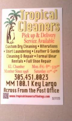 Tropical Cleaners of the Keys