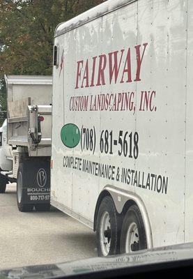 Fairway landscaping truck