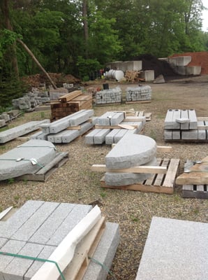 Granite Steps & posts sold at Look'N'Good