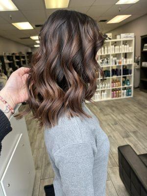 Chocolate balayage