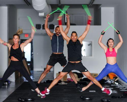 Offering PoundFit workouts led by certified instructors.