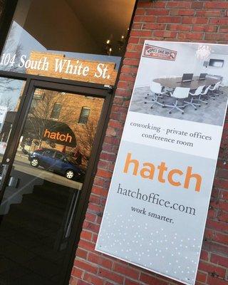 Hatch Coworking / Shared Offices.  Located in historic downtown Wake Forest, NC