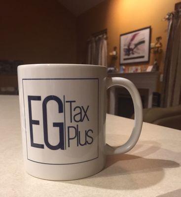 Relax with a cup of Joe..... you're at Tax Plus.