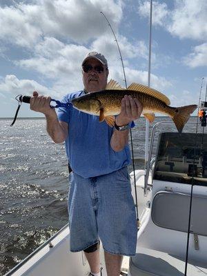 Mike picking out the Tournament fish!