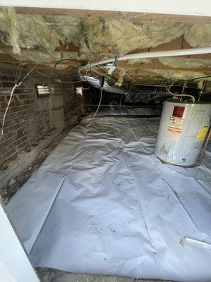 Installing a vapor seal in your crawlspace can have a huge impact on wood destroying insect conducive conditions.