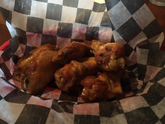 Habanero Mango wings. Not as spicy as I thought it'd be