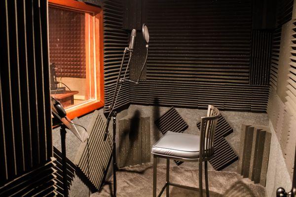 Studio A -  Musician and Small Group Recording Booth