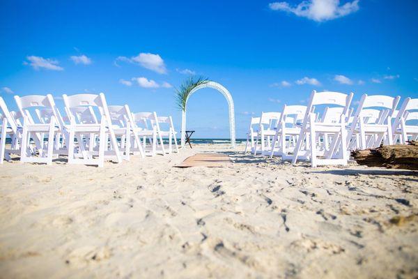 Beach Wedding Galveston Beach