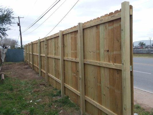 Fence construction