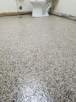 Epoxy chip Floor Coating