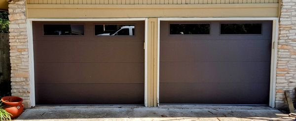 CHI Garage Doors

Garage Door Replacement
New Garage Door Installation

CHI Flush Panel Garage Doors with Long Windows on Top Panel.